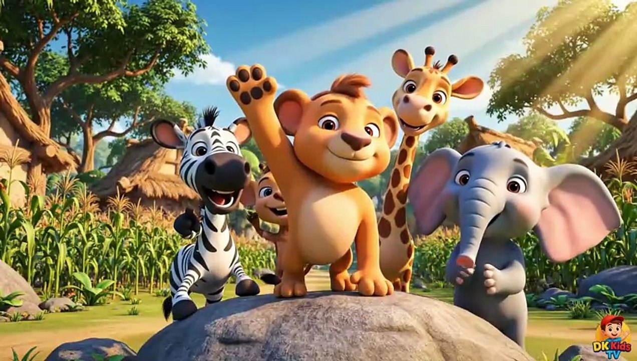 🐒🌽 Toni Monkey Rescue Mission | Jungle Friends Save Corn | Kids Cartoon Story Hindi