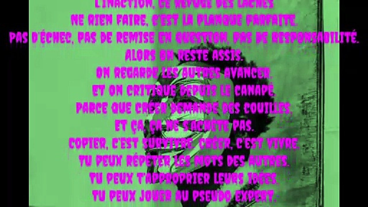 LES ECRIS DE KHAL ( A ceux qui n'ont rien fait de leur vie... )