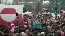 Protest w Kopenhadze na rzecz Grenlandii wobec nacisków Trumpa na przejęcie przez USA