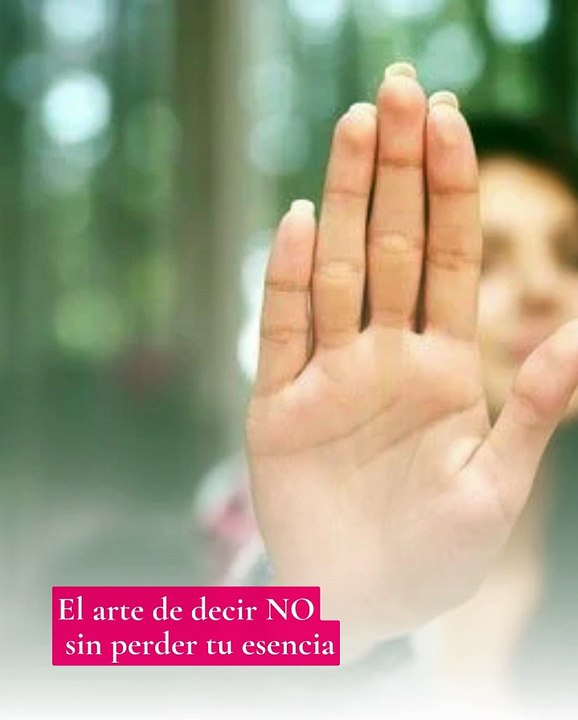 El arte de decir "NO" (y sentirte bien al hacerlo) ✨
