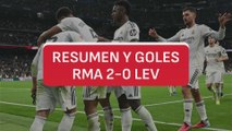 Resumen y goles Real Madrid 2-0 Levante: los blancos ganan señalados | Audio