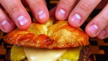 I tested out the Viral Croissant Smashburger