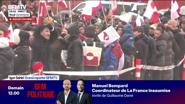 Groenland: plusieurs milliers de manifestants à Copenhague contre les ambitions territoriales de Donald Trump