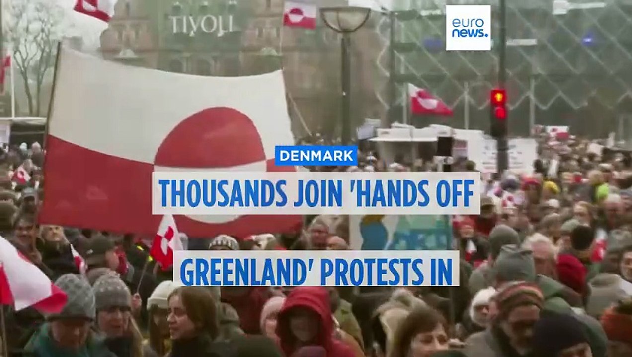 Thousands take part in 'Hands off Greenland' protests in Denmark ...