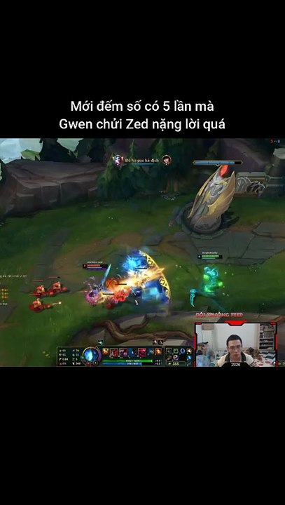 Mới đếm số có 5 lần mà Gwen chửi Zed nặng lời quá #fiddlesticks #gwen #lienminhhuyenthoai #leagueoflegends #knightriseky