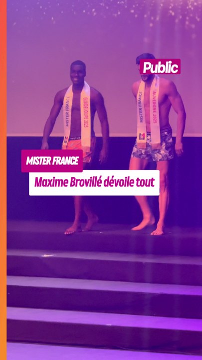 Maxime Brovillé (Mister Auvergne), notre nouveau Mister France, a tout donné pour s'emparer de la victoire