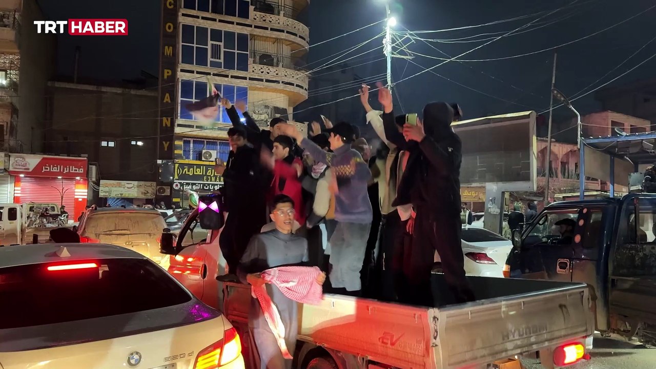 Suriye'de halk, bölgenin terör örgütü YPG'den kurtarılmasını kutladı