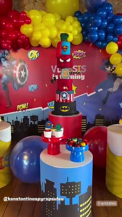 Σπυροπούλου - Σταθοκωστόπουλος: Γενέθλια για τον γιο τους, Βλάσση (Φωτογραφίες και Βίντεο)