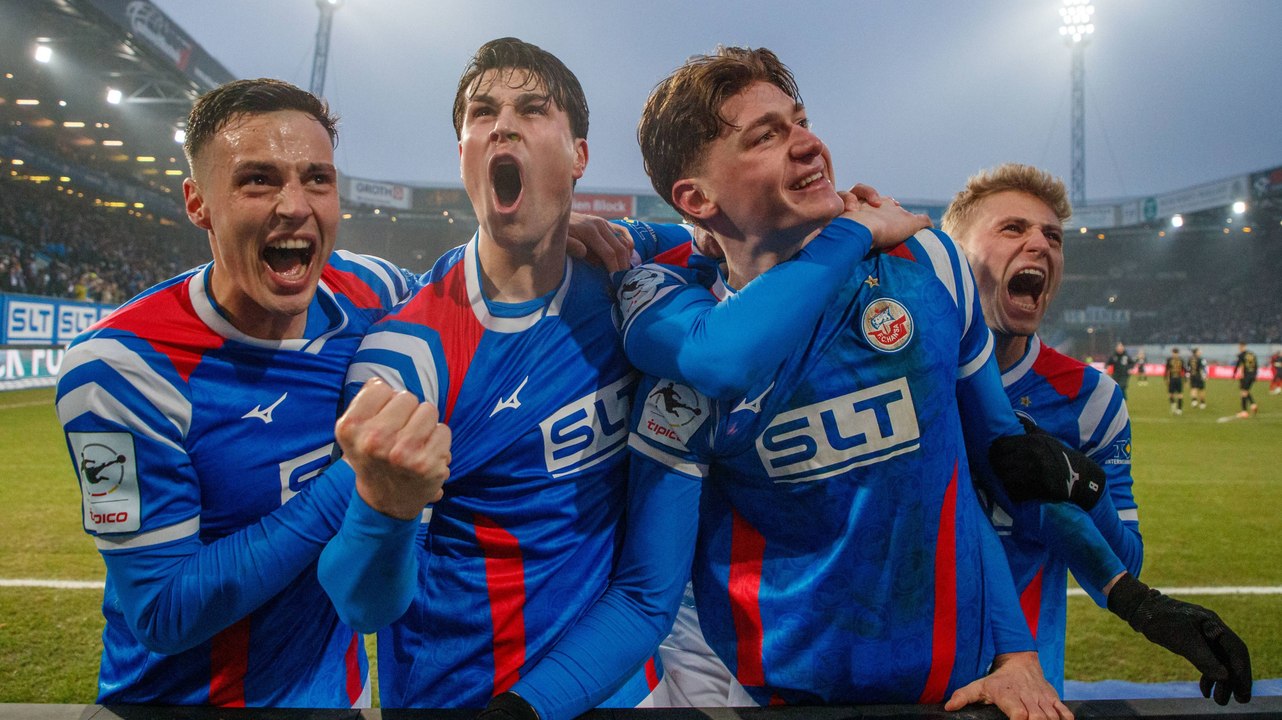 XXL-Choreo und Last-Minute-Volley: Rostock feiert Jubiläumssieg gegen Aue