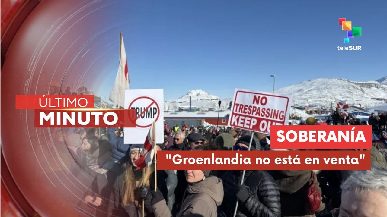 Movilizaciones en Groenlandia para rechazar las pretensiones de EE.UU.