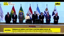 Mercosur y Unión Europea firman histórico acuerdo de asociación tras más de dos décadas de negociaciones
