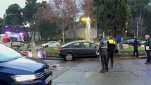 Accidente de tráfico en la fuente