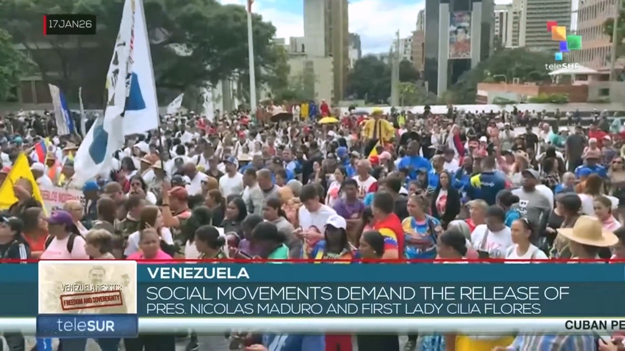 Venezuela | Social movements demand the release of pres. Nicolas Maduro and First Lady Cilia Flores