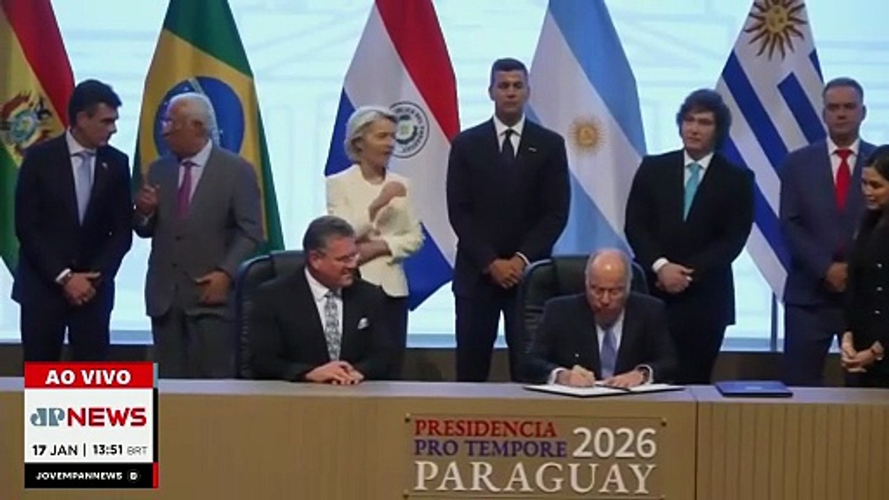 Agora: Mercosul e União Europeia assinam acordo histórico no Paraguai