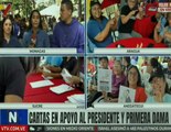 Pueblo del edo. Monagas realizan cartas de amor y solidaridad en apoyo al Presidente Nicolás Maduro