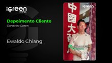 DEPOIMENTO DE EWALDO CHIANG CLIENTE IGREEN ENERGY