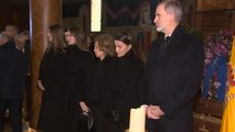 Los Reyes y sus hijas arropan a la Reina Sofía en el responso por su hermana Irene de Grecia