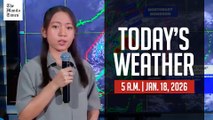 Today's Weather, 5 A.M. | Jan. 18, 2026
