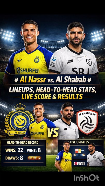 Al Nassr vs Al Shabab ⚽🔥 Lineups Out • Head-to-Head Stats • Match Preview