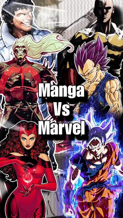Manga vs Marvel !!!!