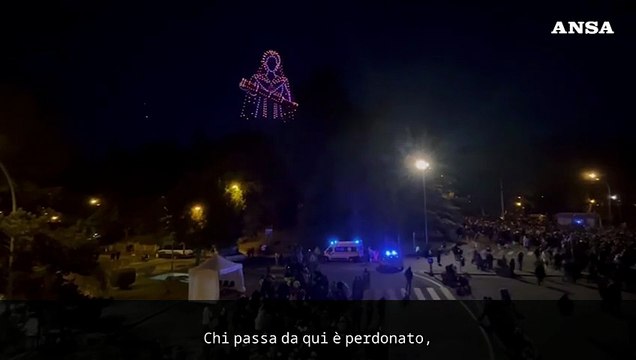 L'Aquila Capitale della cultura 2026, inaugurazione con show di droni