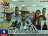 Más de 400 cultores del edo. Aragua recibieron atención médica gratuita en diversas especialidades