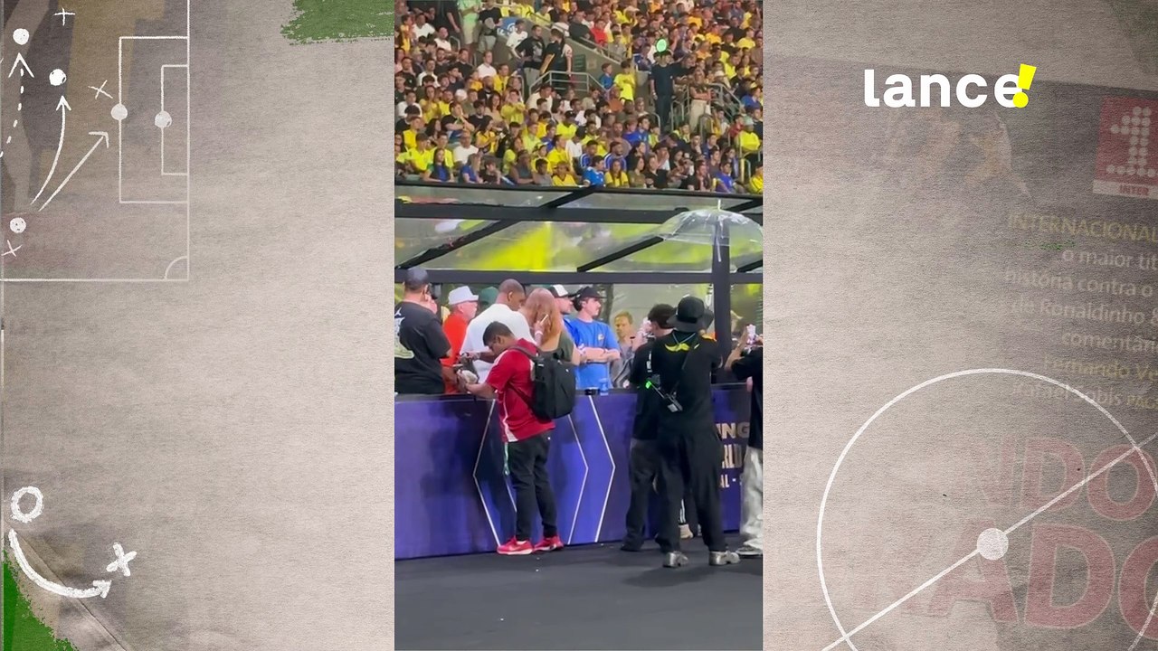 Neymar chega ao Allianz para final da Kings World Cup