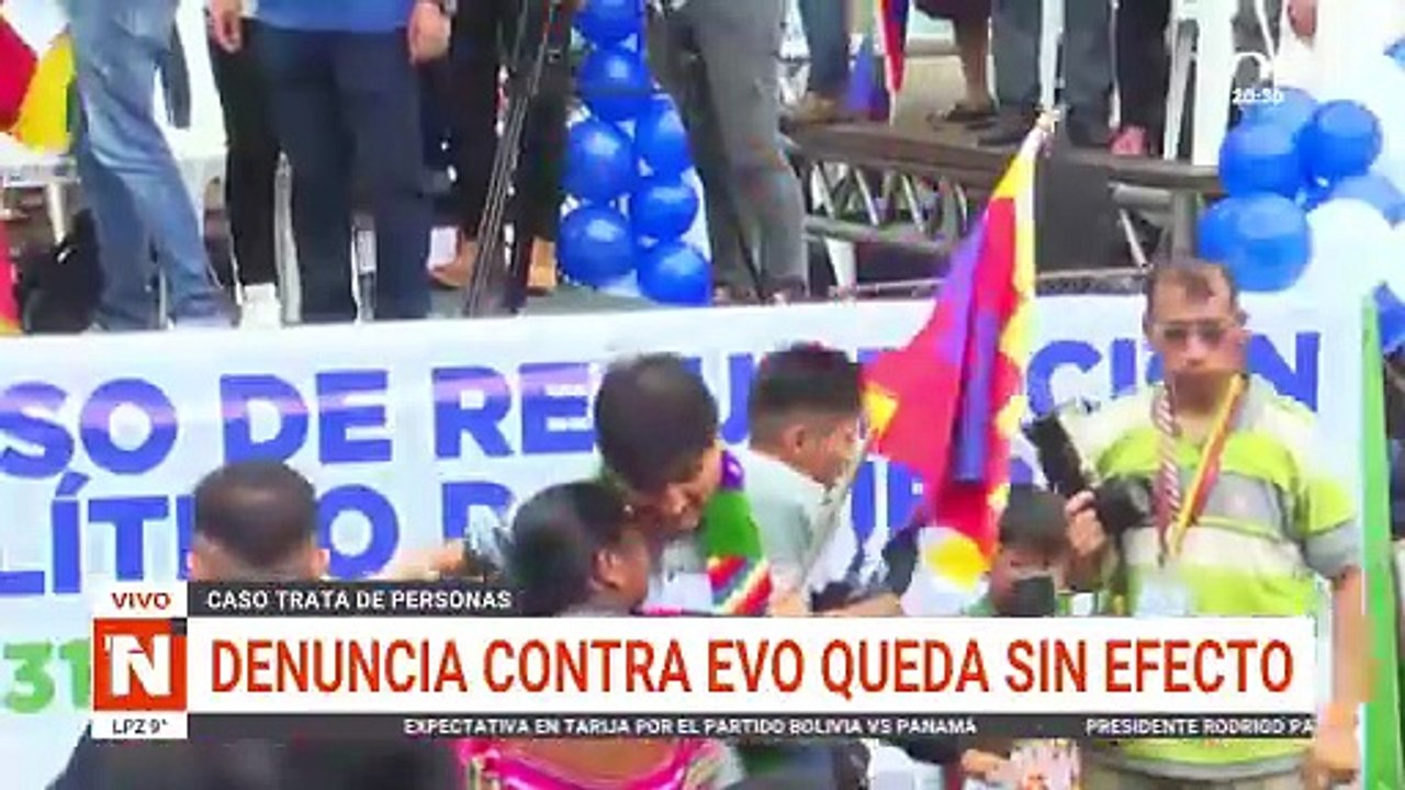 DENUNCIA CONTRA EVO  QUEDA SIN EFECTO