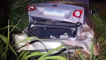 Jetta sai da pista e SIATE é acionado na BR-163, em Cascavel