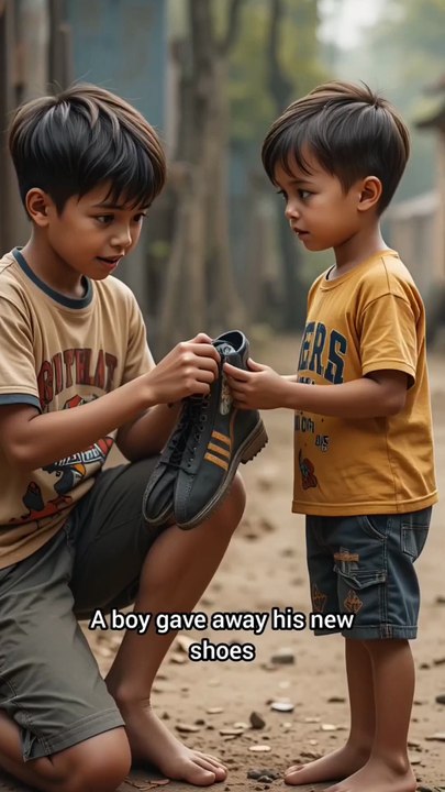 He Walked Barefoot into Destiny😱 #USAshorts #EmotionalShorts #KindnessMatters #LifeChangingMoment