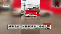 En Hidalgo, fuertes lluvias provocan graves encharcamientos en las calles