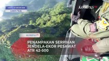 Penampakan Jendela hingga Ekor Pesawat ATR 42-500 Ditemukan di Gunung Bulusaraung