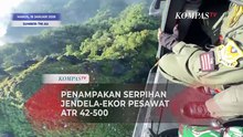 Penampakan Jendela hingga Ekor Pesawat ATR 42-500 Ditemukan di Gunung Bulusaraung