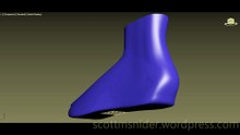 Flame: 3DS MAX Practice Polygon Foot Model Video #10 (01-18-2026)