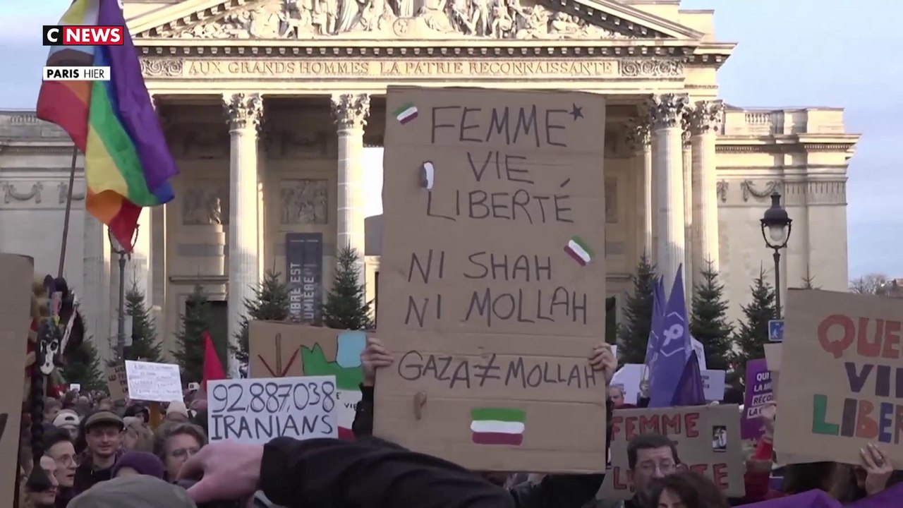 Des manifestations à travers l'Europe pour soutenir le peuple iranien