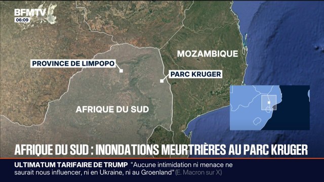 Afrique du Sud: d'importantes inondations font au moins 30 morts, le parc Kruger placé en alerte maximale évacue personnel et visiteurs