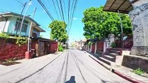 Happy Feeling on Calle Jose P. Rizal in Taal in Batangas in the Philippines