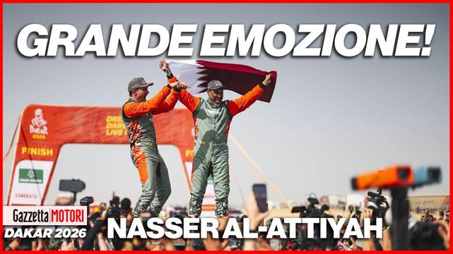 Nasser Al-Attiyah vince con Dacia la Dakar 2026. L'emozione dopo il traguardo