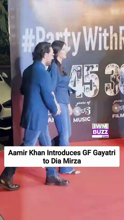 Aamir Khan Introduces GF Gayatri to Dia Mirza