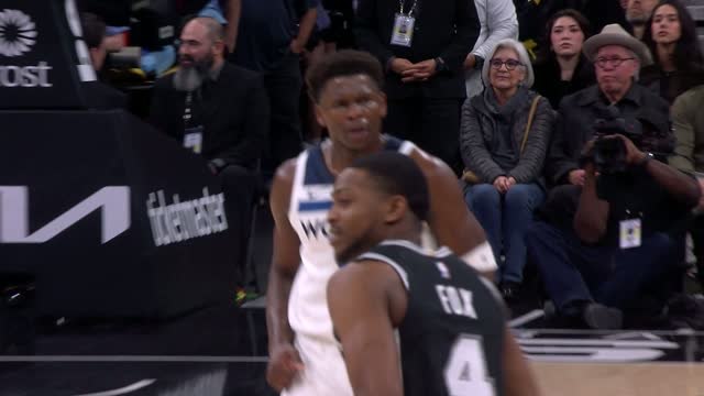 Anthony Edwards scores a career-high 55 points