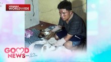 Lalaki, sugatan sa pagligtas sa mga furbabies mula sa nasusunog na bahay | Good News