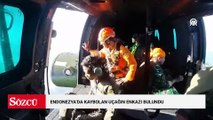 Endonezya'da kaybolan uçağın enkazı bulundu