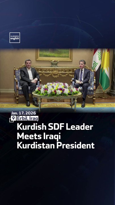Kurdish SDF Leader Meets Iraqi Kurdistan President