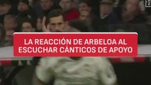 El gesto de Arbeloa cuando el Bernabéu comenzó a vitorearle: señala a los jugadores