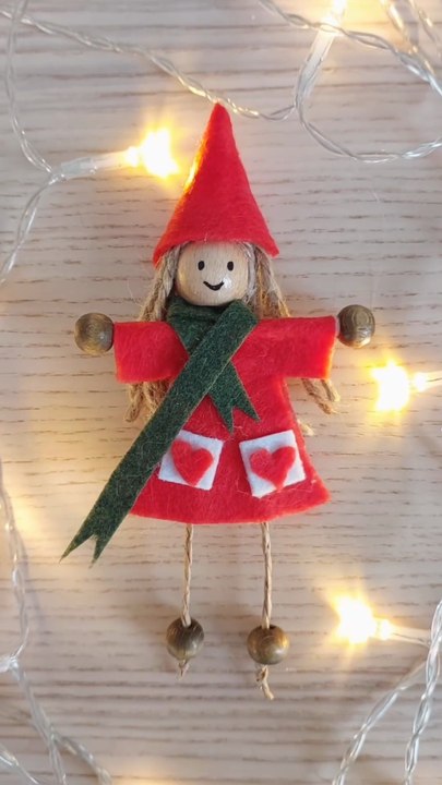 💃 How to Make Easy Felt Doll #felt #feltcrafts #diy #diycrafts