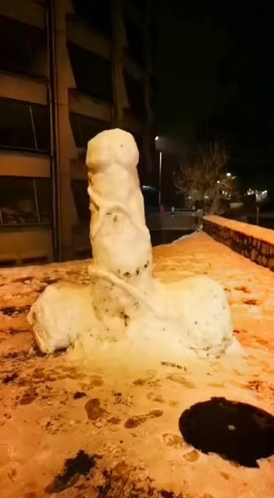 Un bonhomme de neige