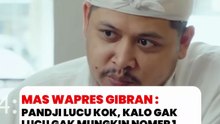Mas Wapres Gibran: Pandji lucu dan Roy Suryo alhi IT