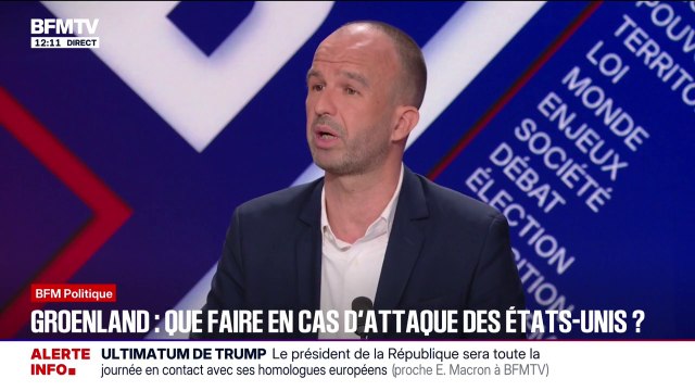 Défendre militairement le Groenland si les États-Unis envahissent le Groenland? Évidemmment , répond Manuel Bompard (LFI)