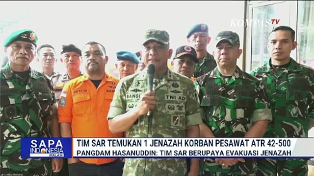 Tim SAR Kumpulkan Puing-Puing Pesawat ATR 42-500, Medan Terjal Hambat Evakuasi | SAPA MALAM