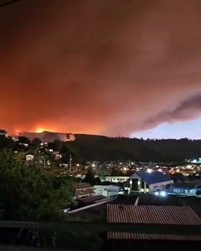 Devastadores Incendios Forestales en el sur de Chile